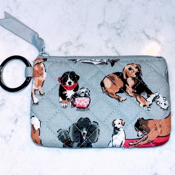 Vera Bradley Quilted Dog Print ID Holder - Picture 2 of 7